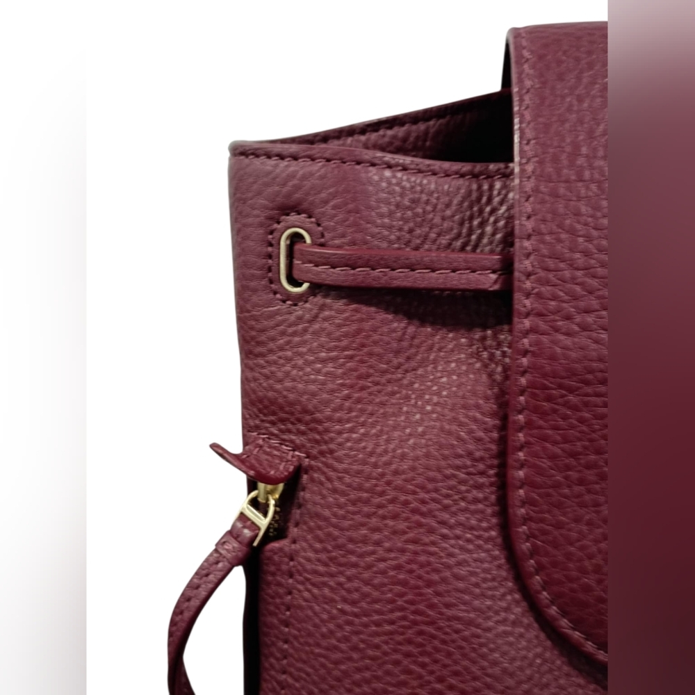 Tory Burch Brody Leather Backpack (Deep Berry) NEW - Picture 13 of 16